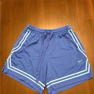 Nike "Fly" Bright Blue Basketball Shorts Size Large